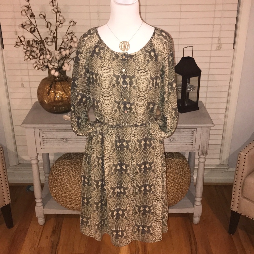Marc by Marc Jacobs Silk Snake Print Dress NWOT!